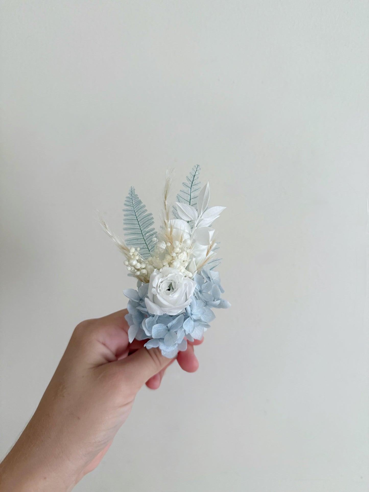 Blue Rose Corsage & Buttonhole