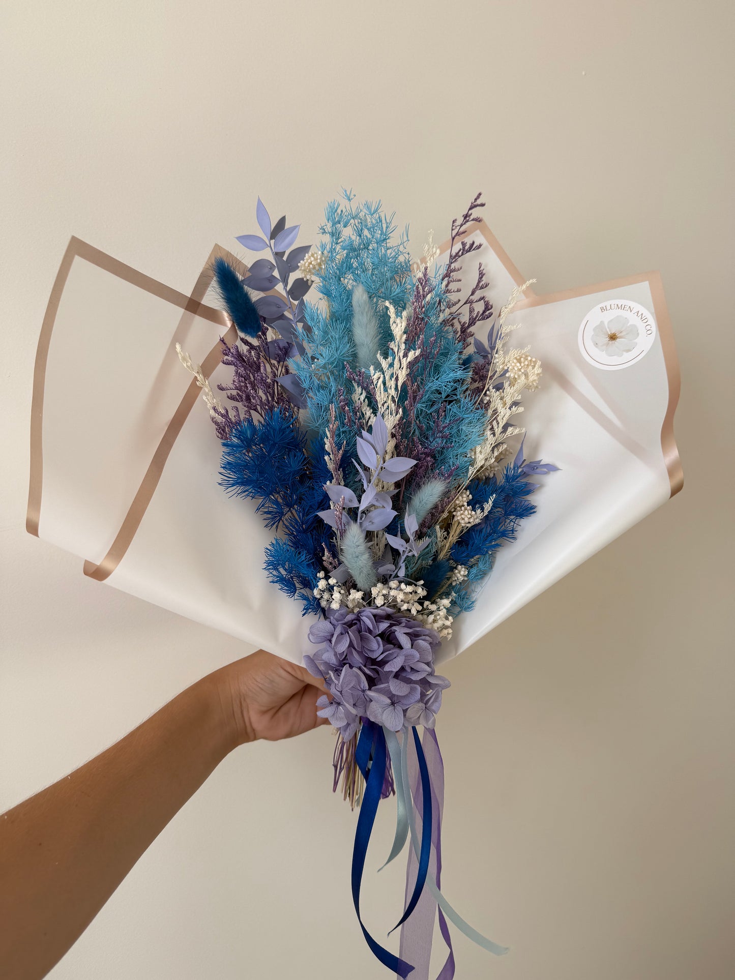 Purple and Blue bouquet