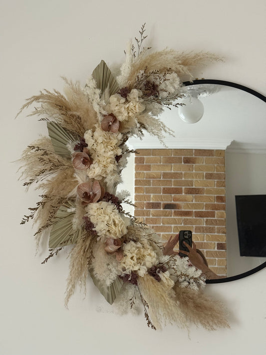 Light Brown and Neutral Mirror