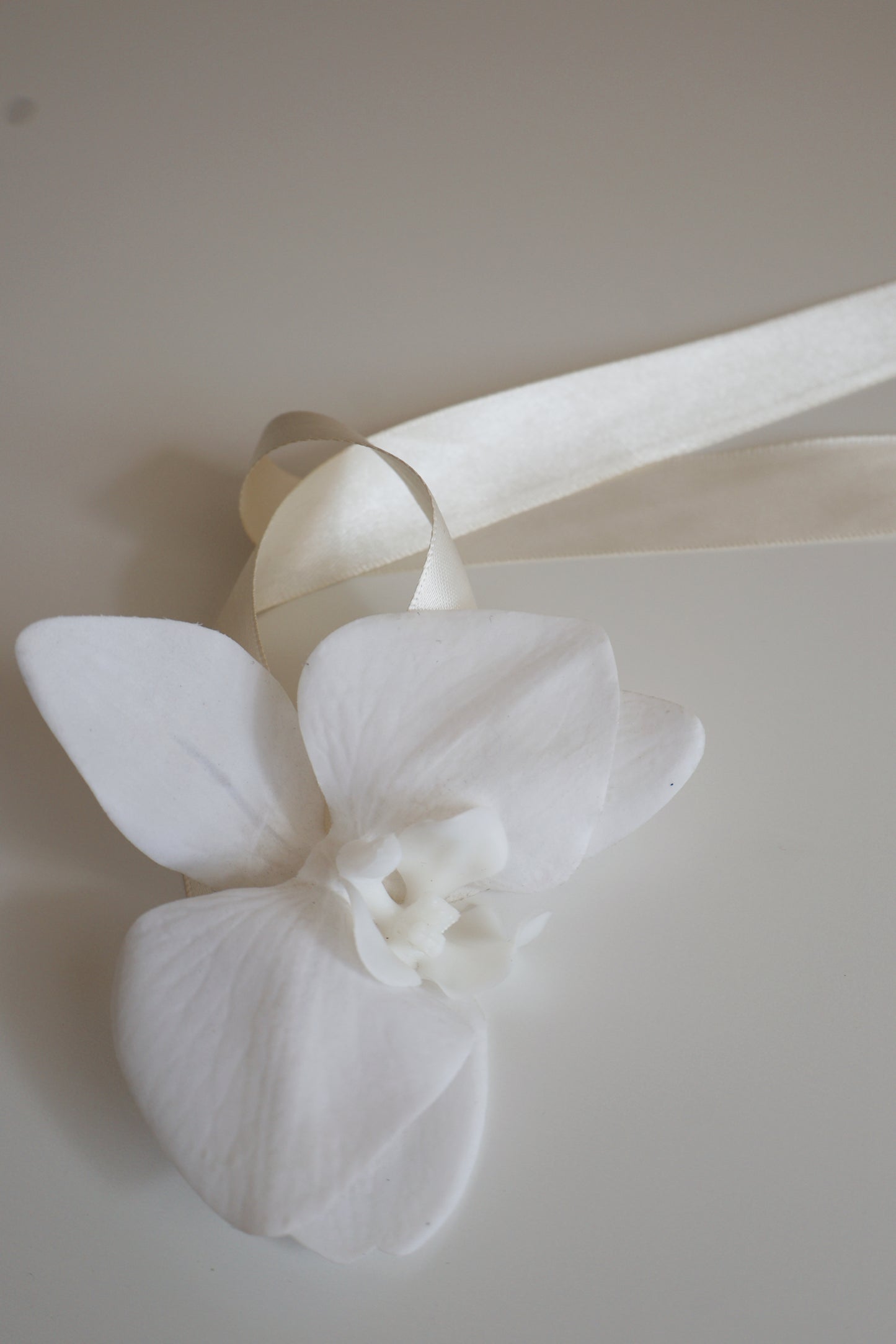 White Orchid Corsage and Buttonhole