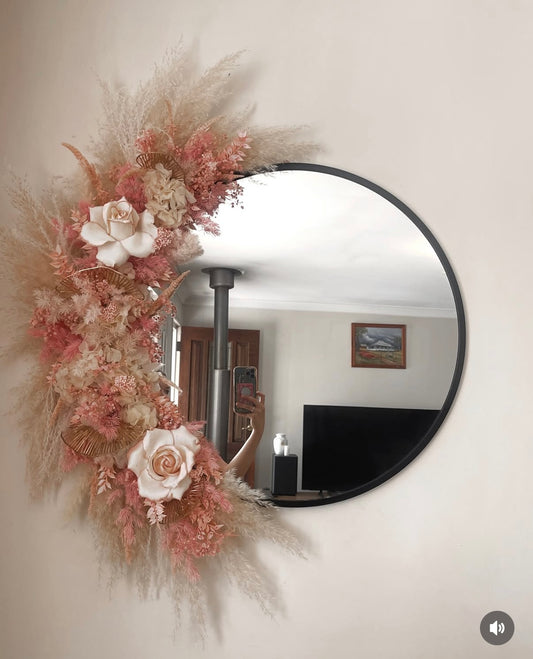 Custom flower Mirror
