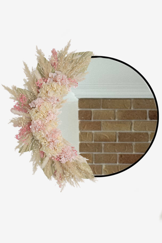 Pink and palms Mirror